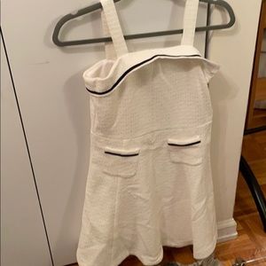 A super cute white formal or casual dress!!